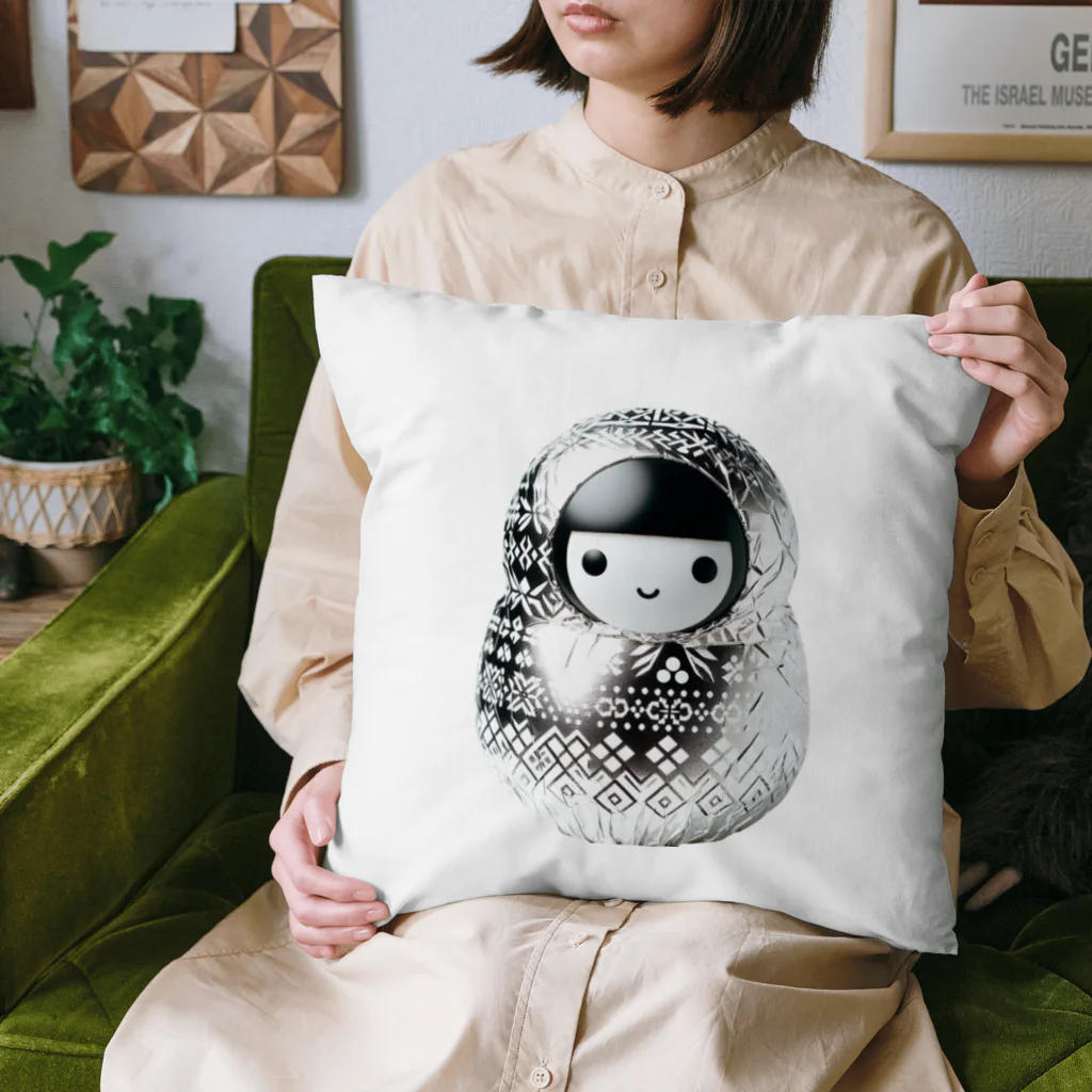 itanki3のアルミホイルこけし Cushion