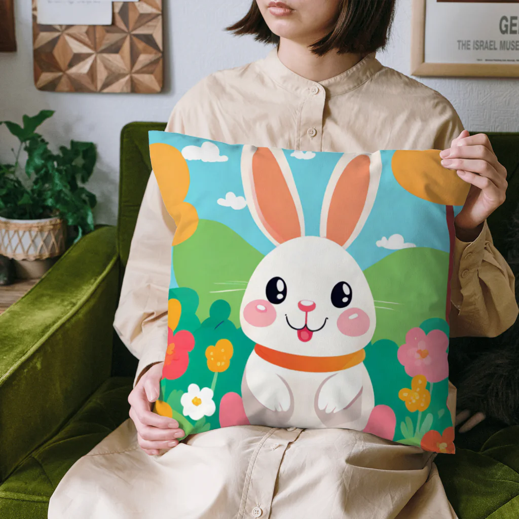 毎日の生活に、ほっこり笑顔と幸せを✨のハナ Cushion