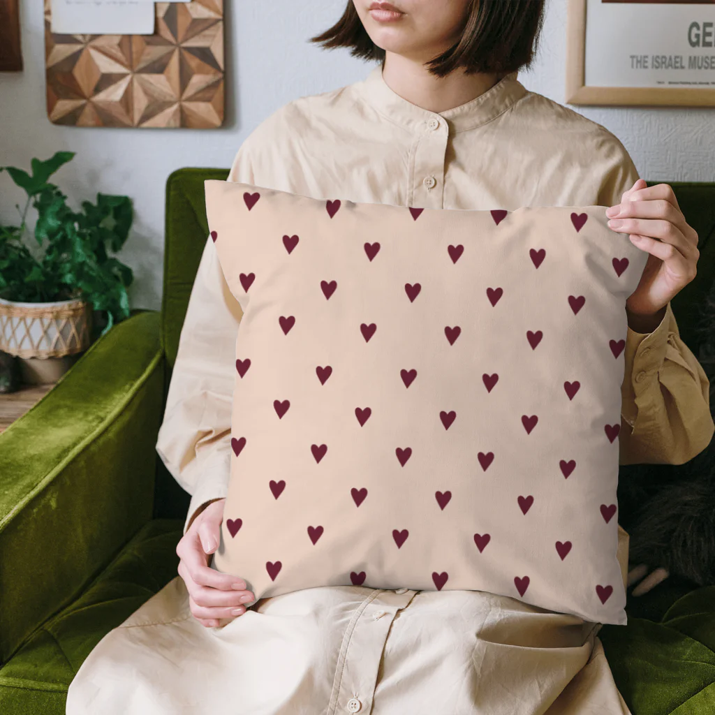 acoco模様の無限ハート_ピンク Cushion