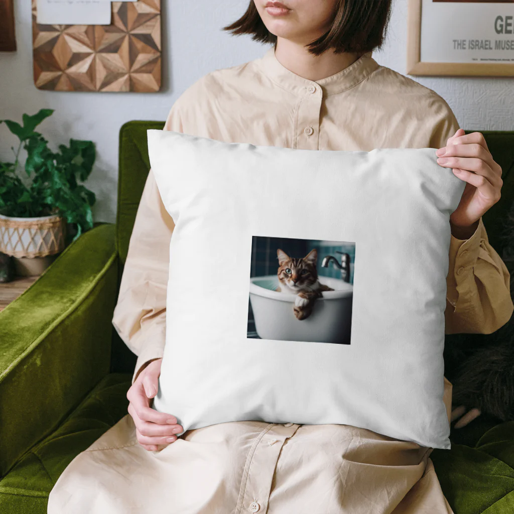 shopSHOPの猫の入浴 Cushion