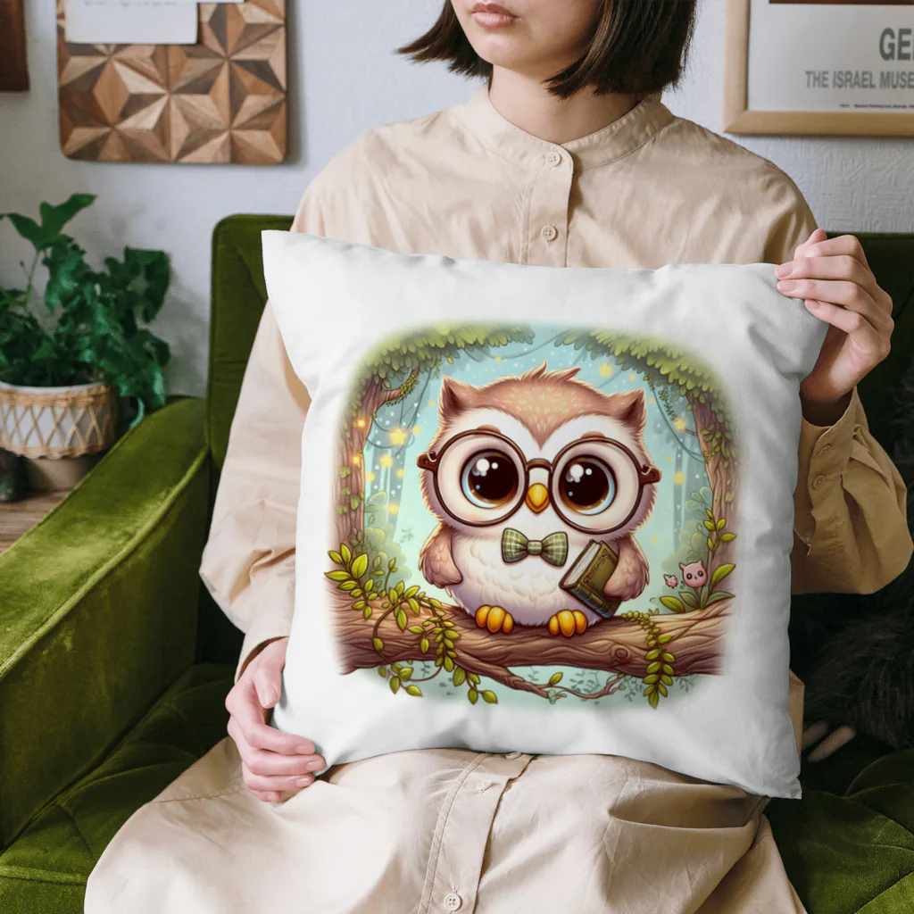 みきころん♡のフクロウちゃんはまるで癒しの天使 Cushion