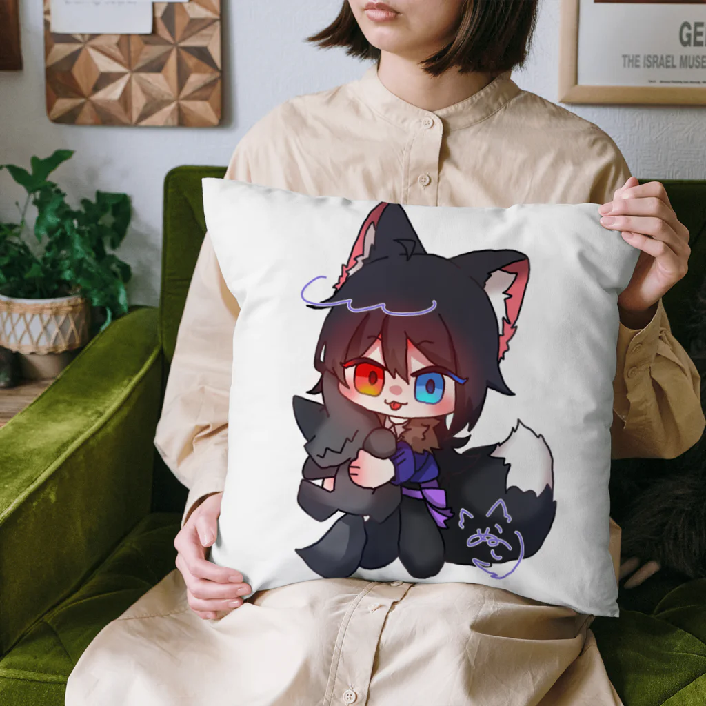 戌井コハク🐺❄️のミニチュア犬神 Cushion