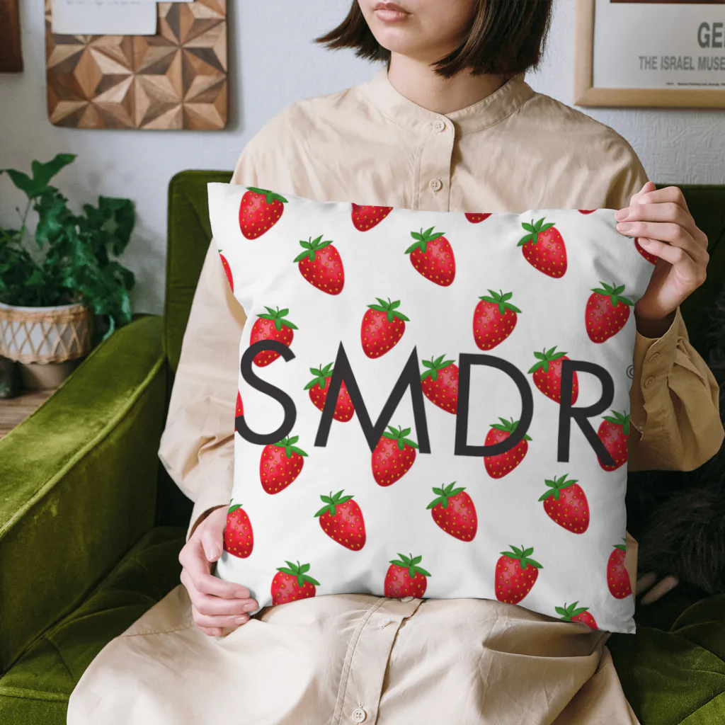 SAMADARA SHOPのサマダラロゴ✕いちごTシャツ Cushion