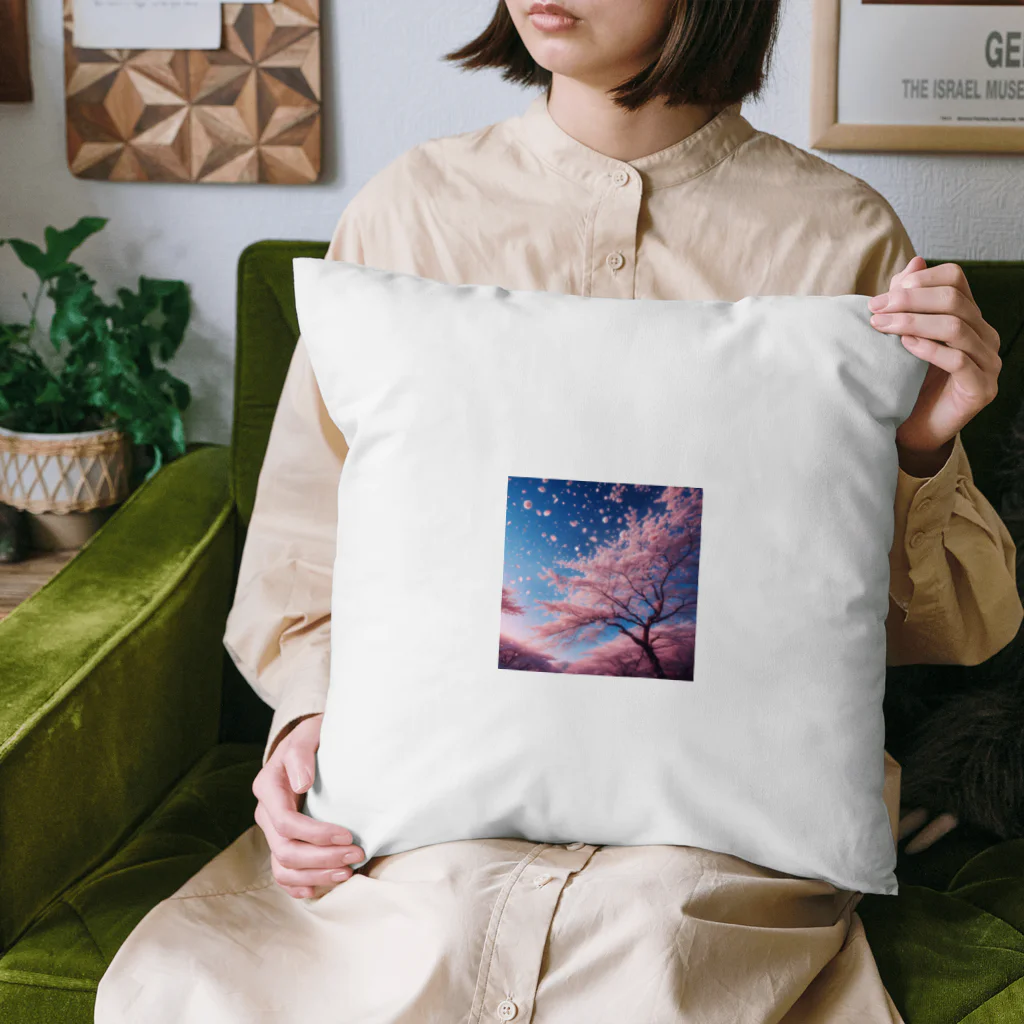 shingo45sの桜吹雪 Cushion