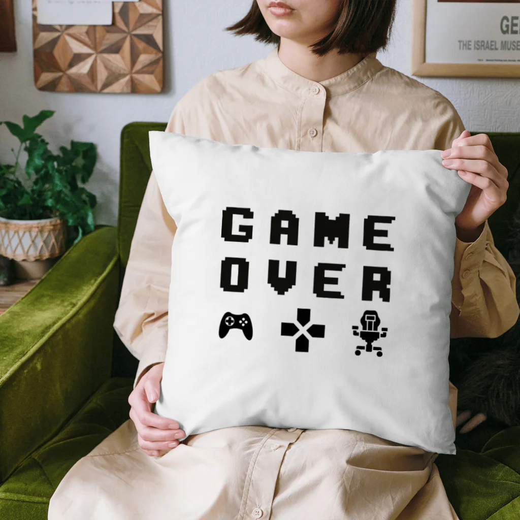 designerk　ＧＰのゲームオーバー　game over　GAME OVER Cushion