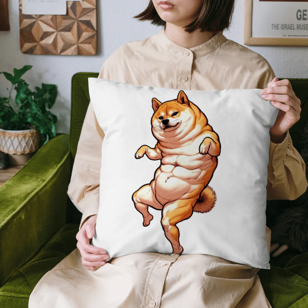 柴犬に囲まれたいの微塵の隙もない柴犬 Cushion