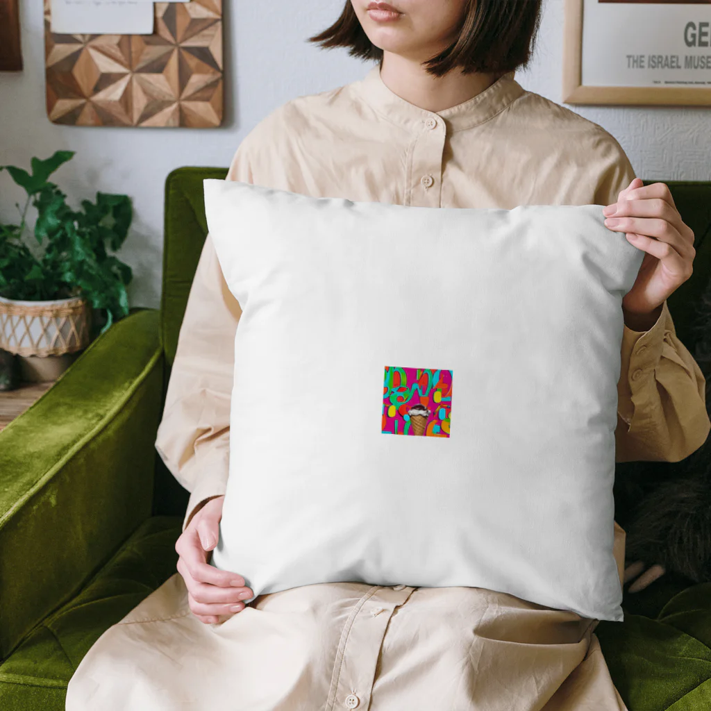 やま　イラストレーター　HEXA NET 販売美麗イラストレーター描きますのアイスクリーム Cushion