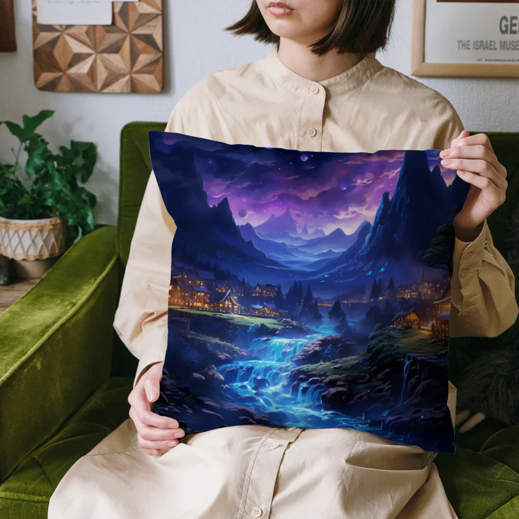 AQUAMETAVERSEの夜空　なでしこ1478 Cushion