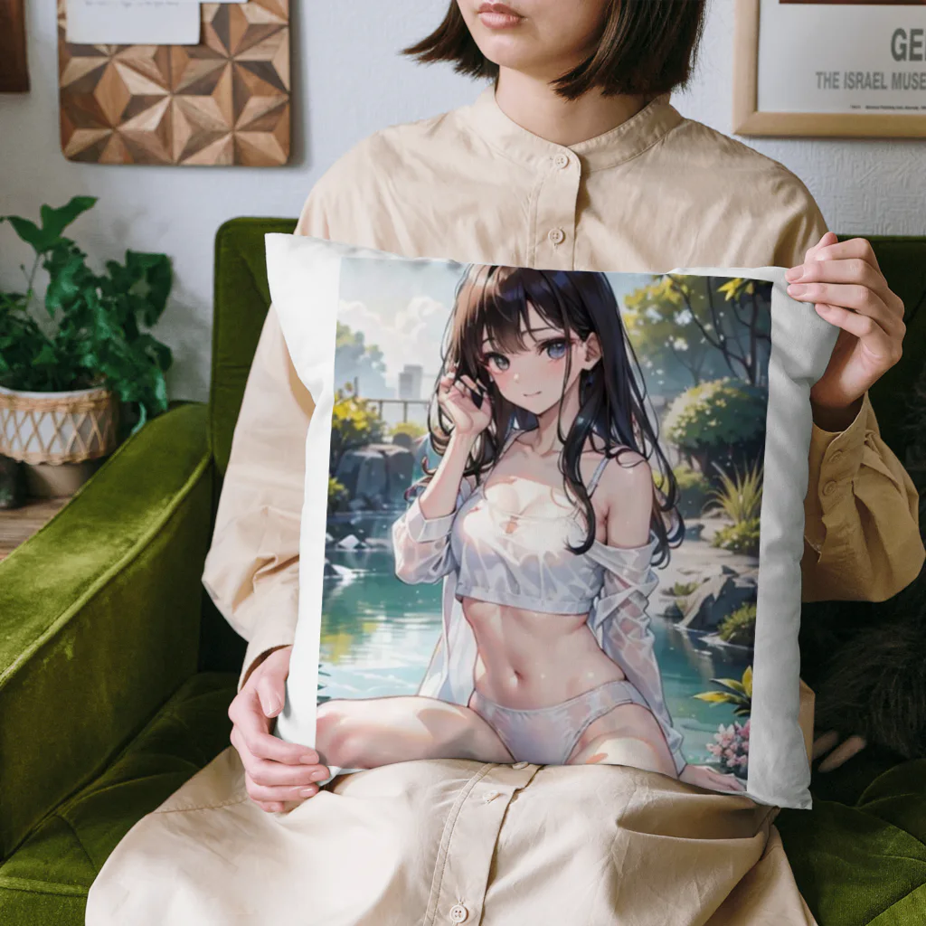 yumi889kiteの夏日の風物詩 Cushion