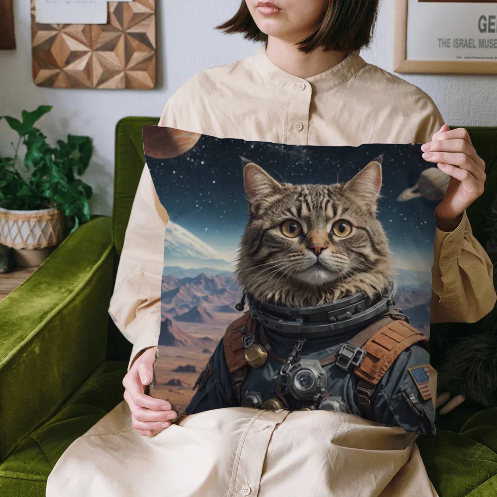 roogerの宇宙猫1 Cushion