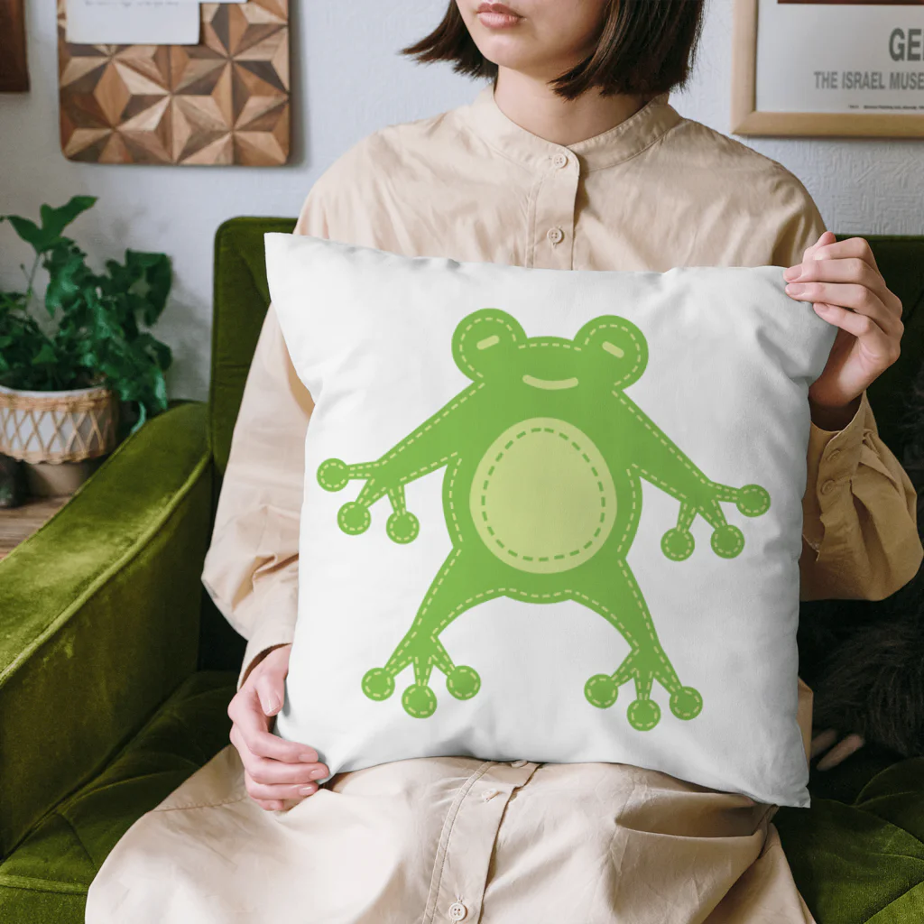 Wonder Bird Forestのかえるのアルフォンス Cushion