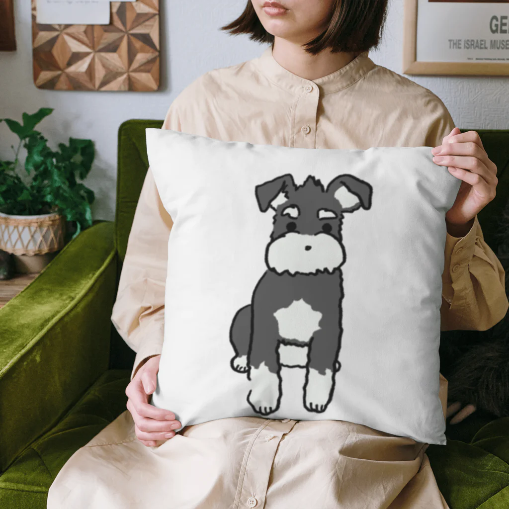 CODILHA。のモヒカンなシュナウザーさん Cushion