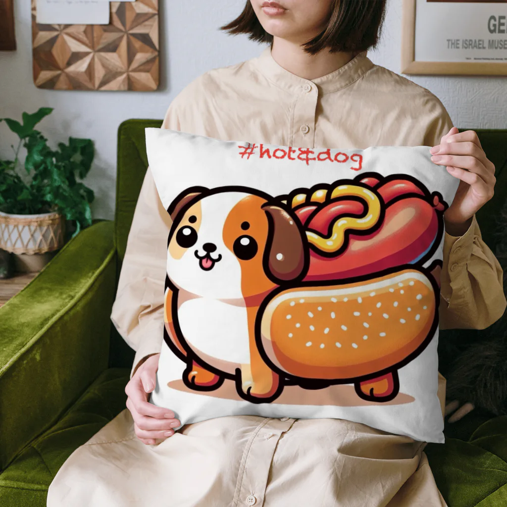 ドッくんショップのホットドッくん Cushion