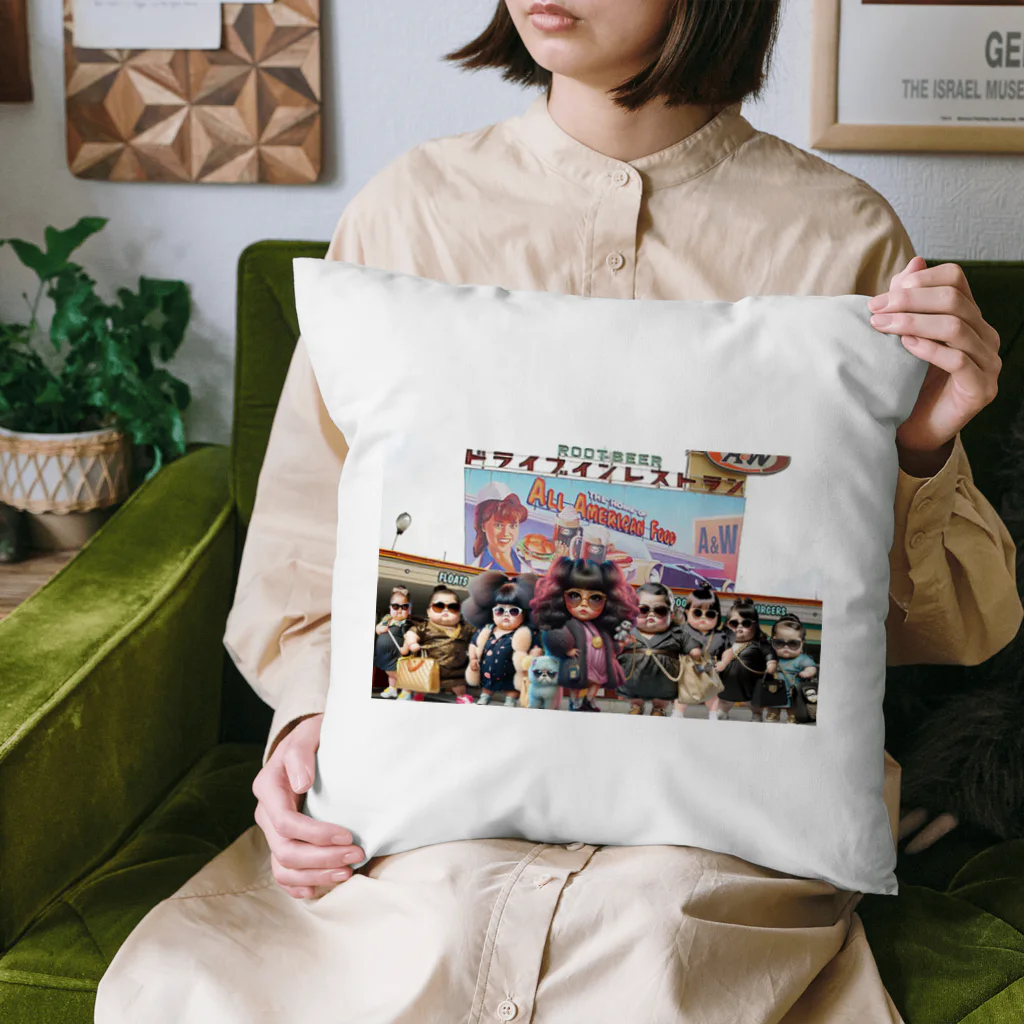 ニゴ猫　shopのママ友 Cushion