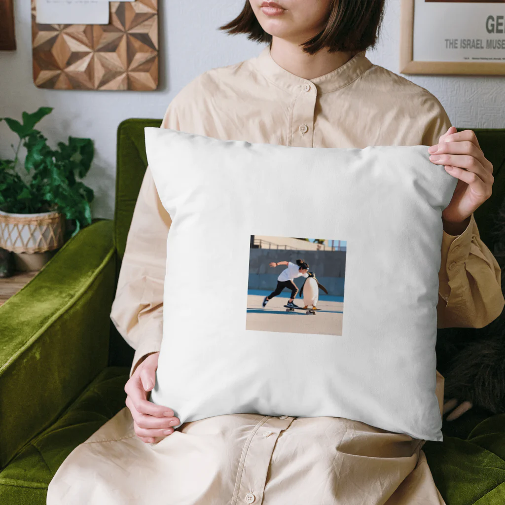 ganeshaのペンギンと一緒にスケートボード体験 Cushion