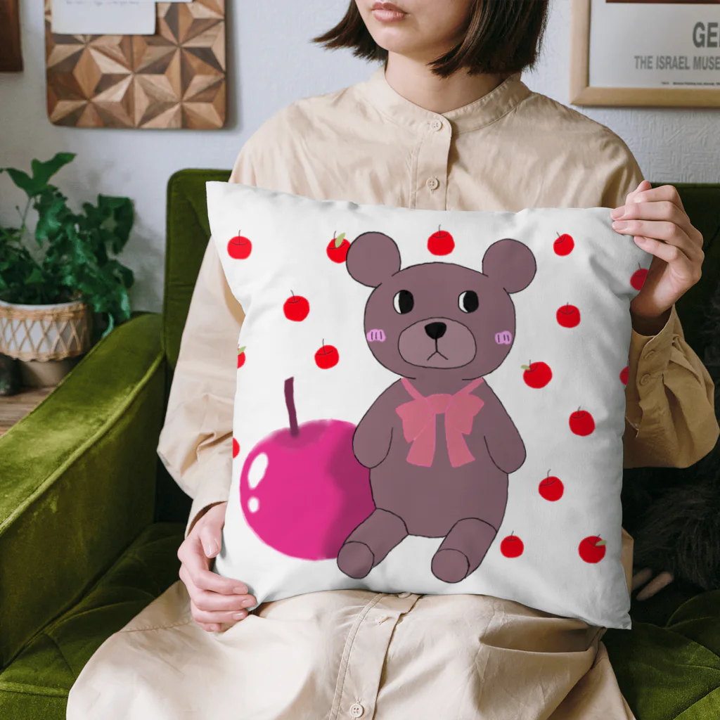 Fimiのリンゴとクマ Cushion