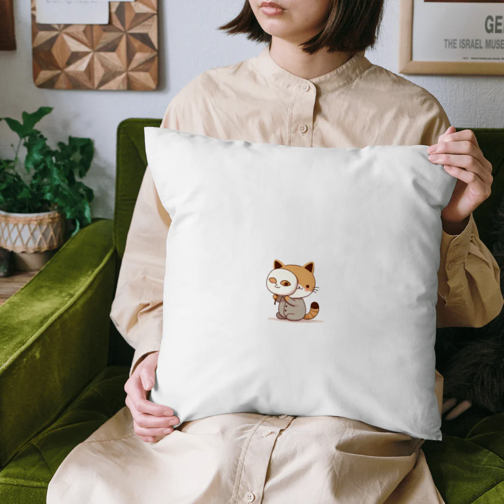 K'ramaの猫の仮面 Cushion