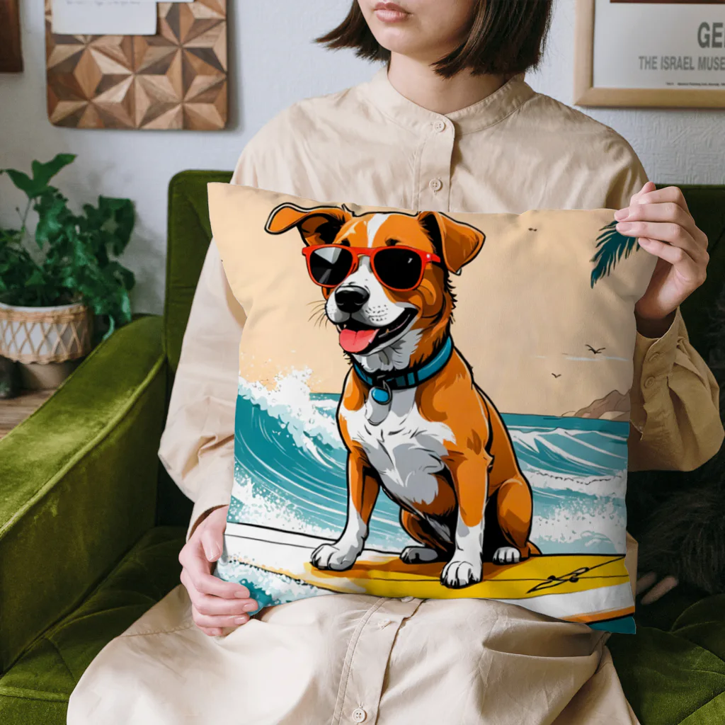 studio eizoのおいら波乗り🐕犬サーファー🏄 Cushion