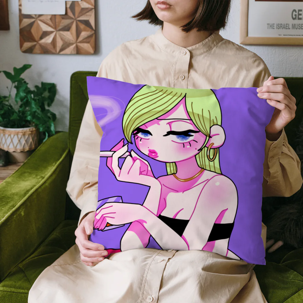 愚かの酒とタバコ Cushion