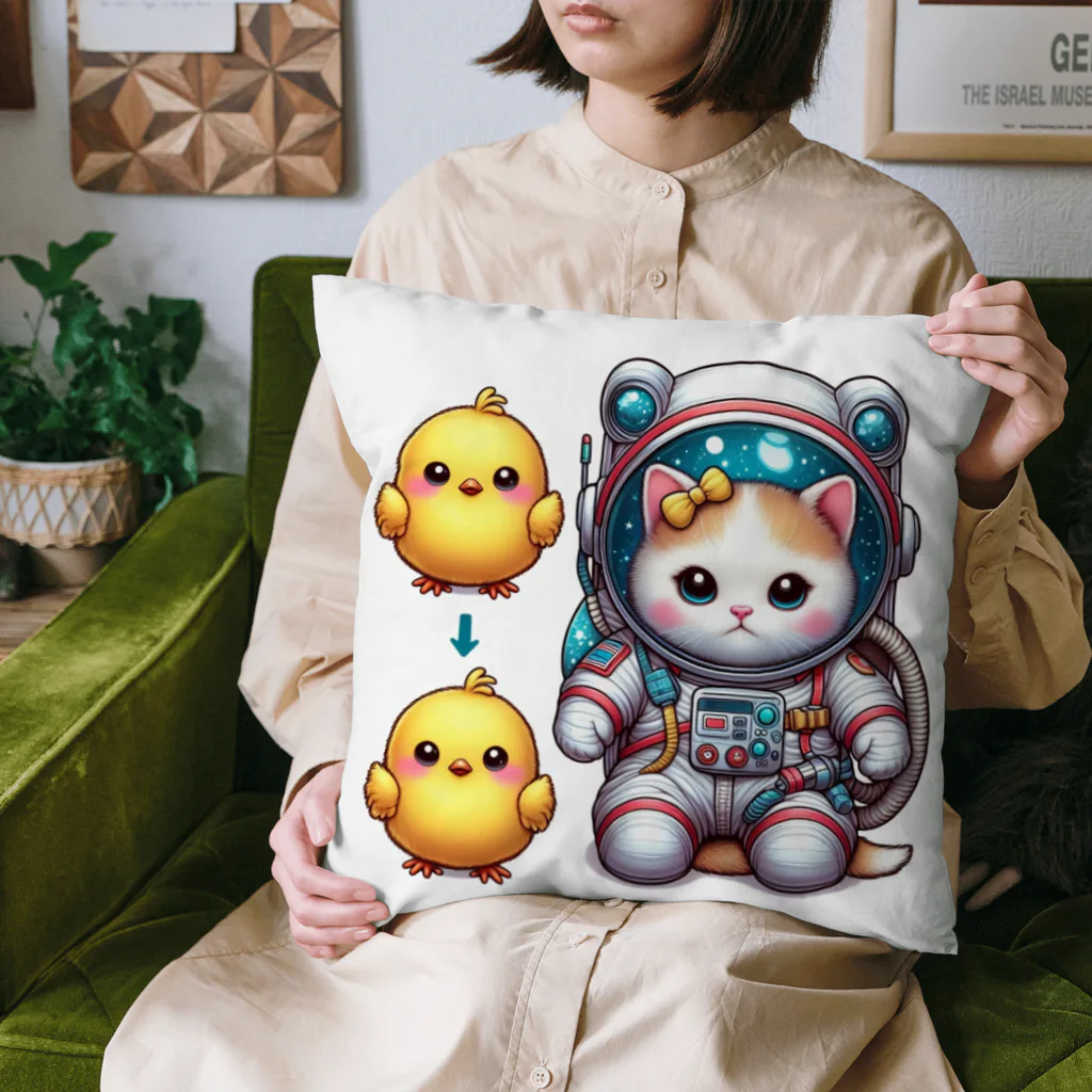 ichi_cocoのスペースキティ Cushion