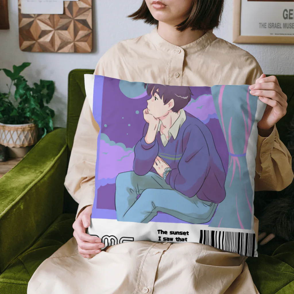 おもちショップのemotional boy Cushion