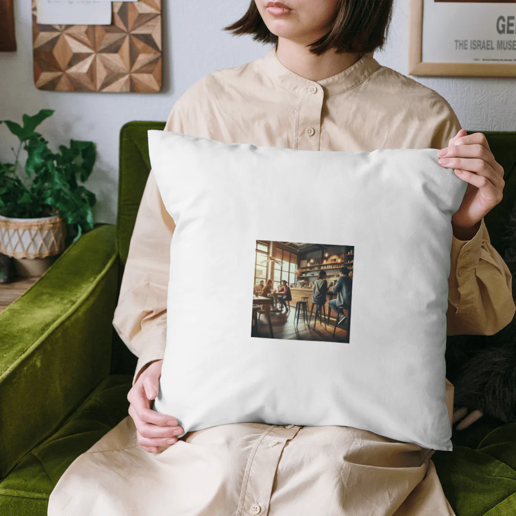 U hopeのカフェの何気ないワンショット Cushion