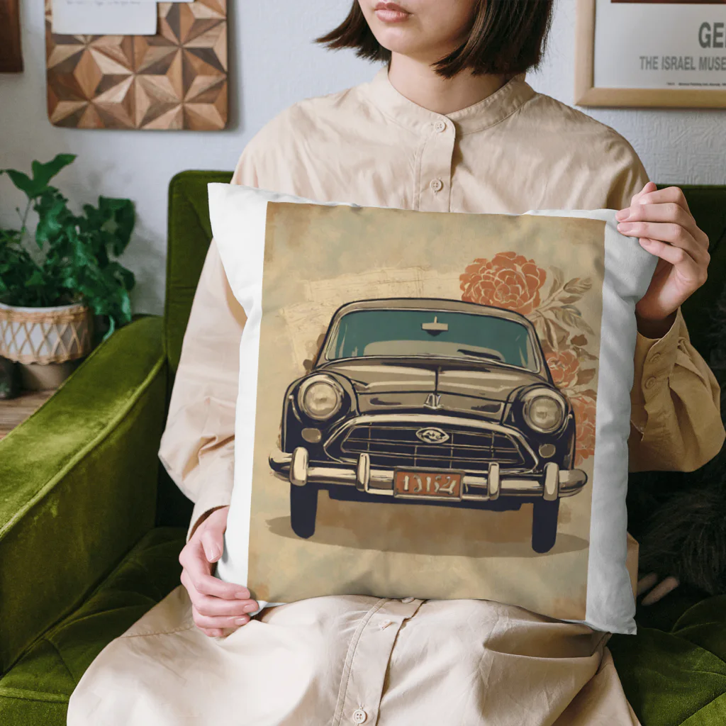 Unique ExistenceのVintage car2 Cushion