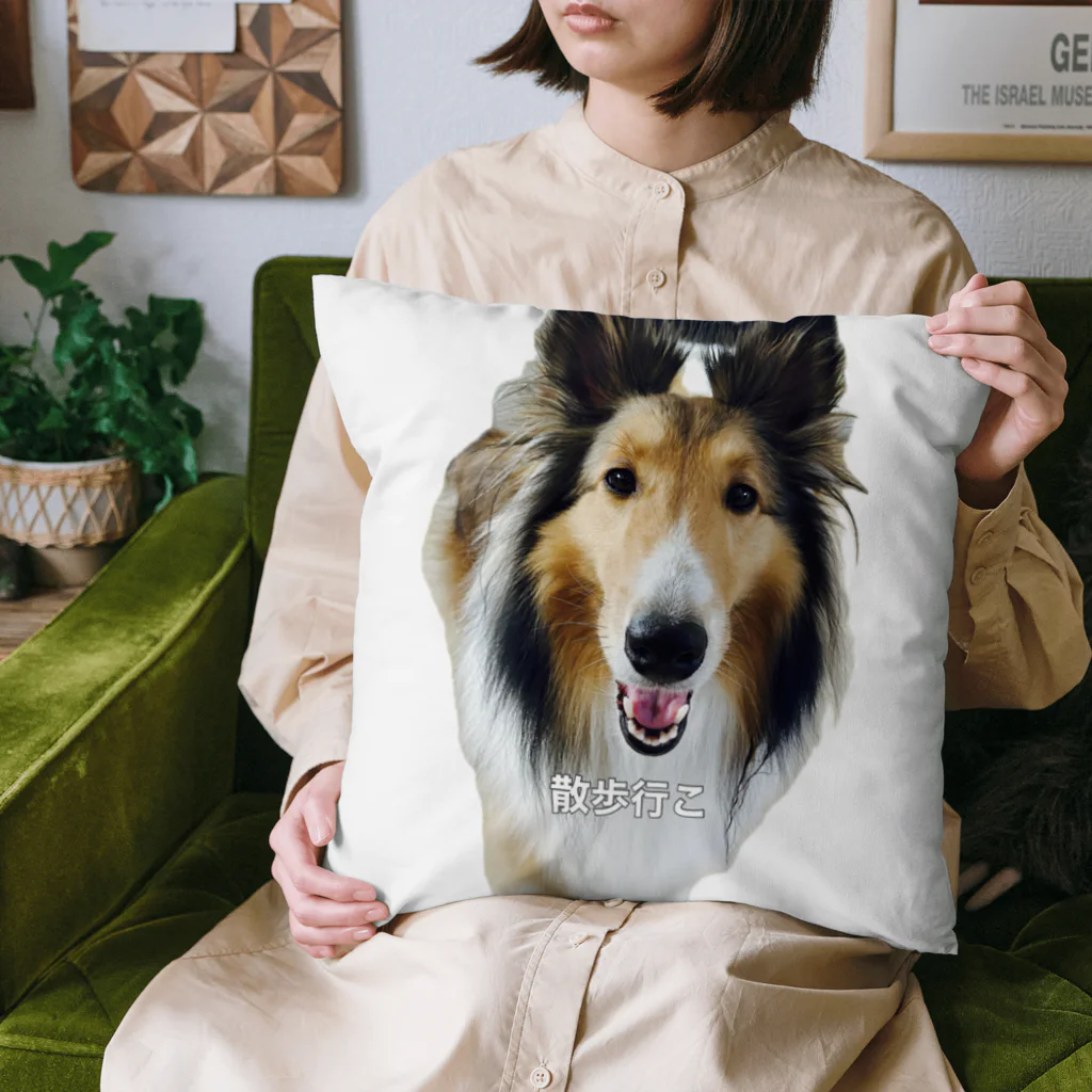 LuLushopの散歩行こ Cushion