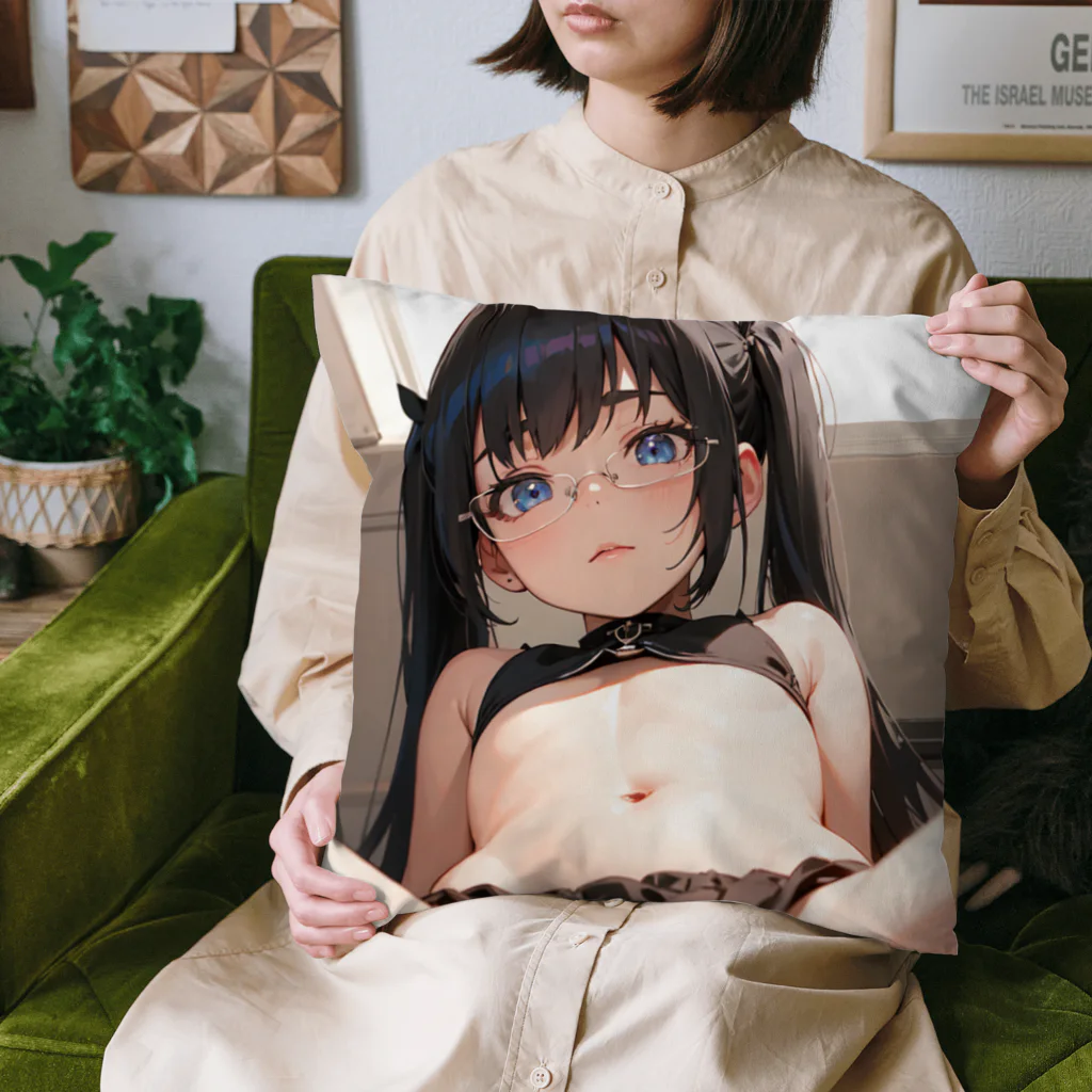 美少女学院の黒髪幼女　美鈴ちゃん Cushion