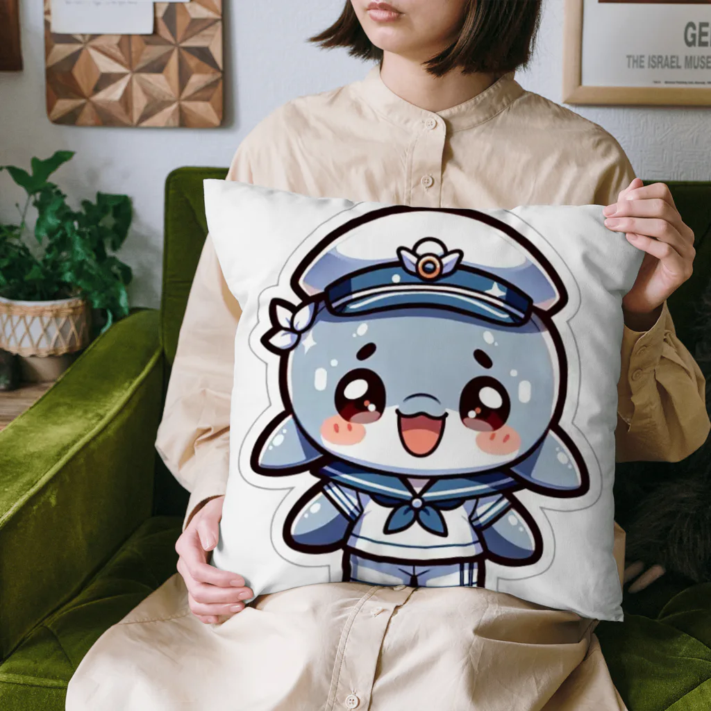 れいの笑う水兵イルカの航海 Cushion