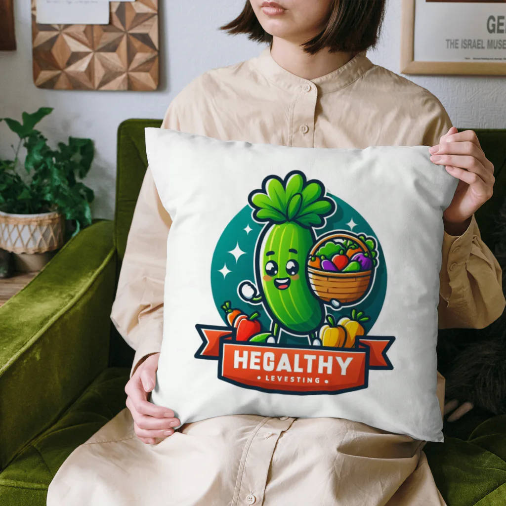 myojinのベジタリアン Cushion