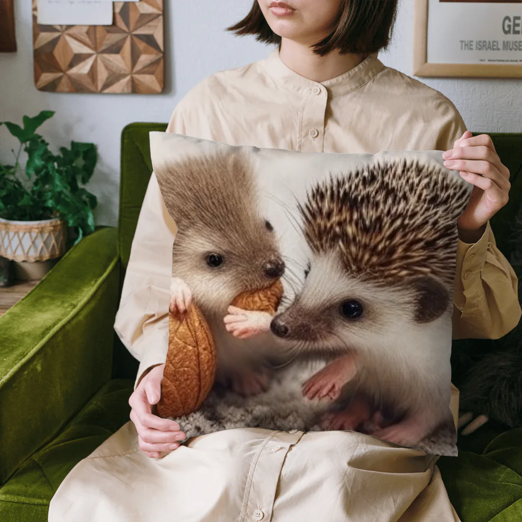 animalsのハリネズミPart3 Cushion