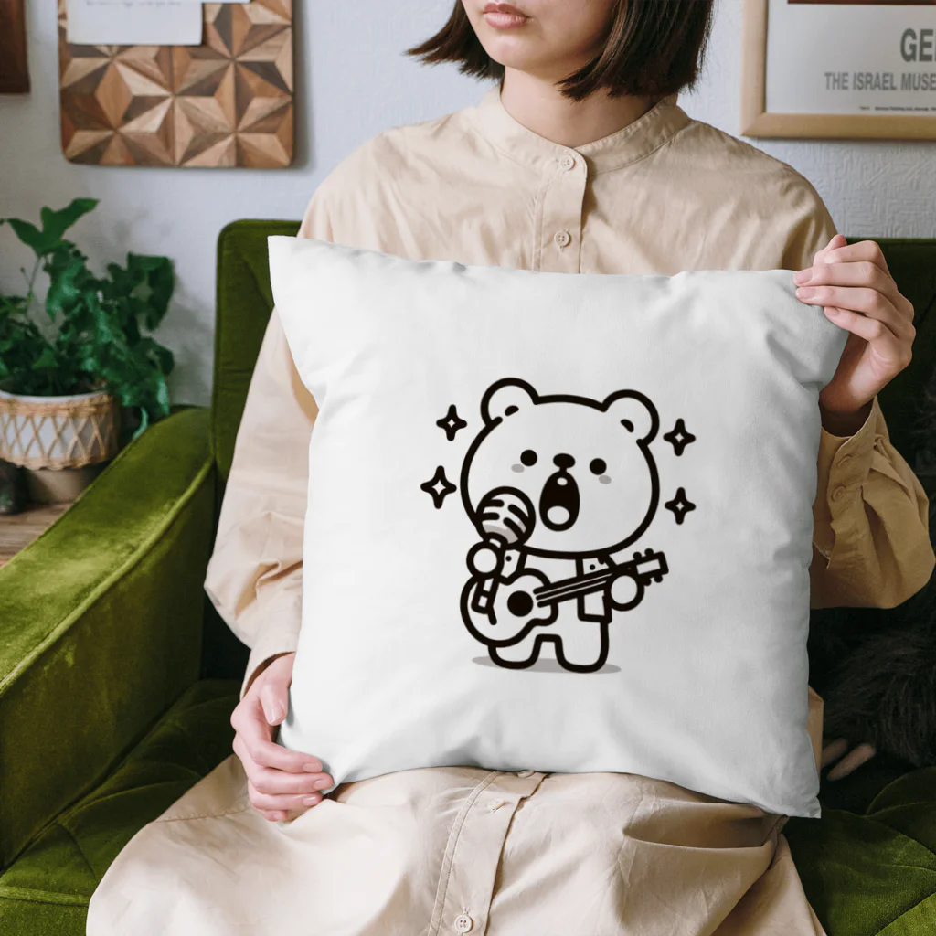 kumainchouの熱唱　くま Cushion