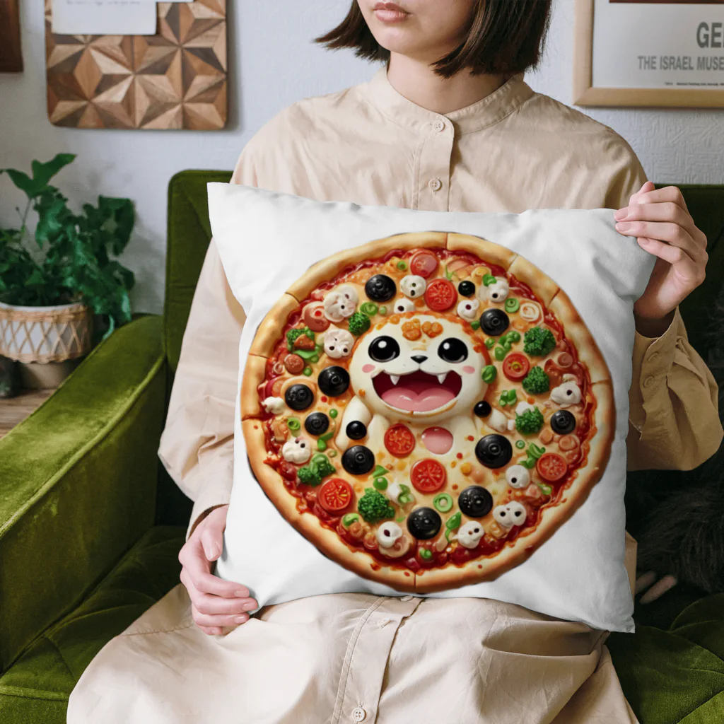 AI妖怪大図鑑のピザ妖怪　ラザピー Cushion