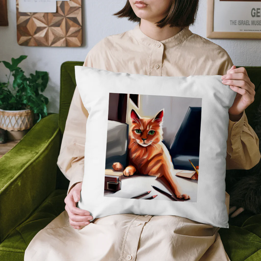 ソルブラインのお仕事猫「ブライ」 Cushion