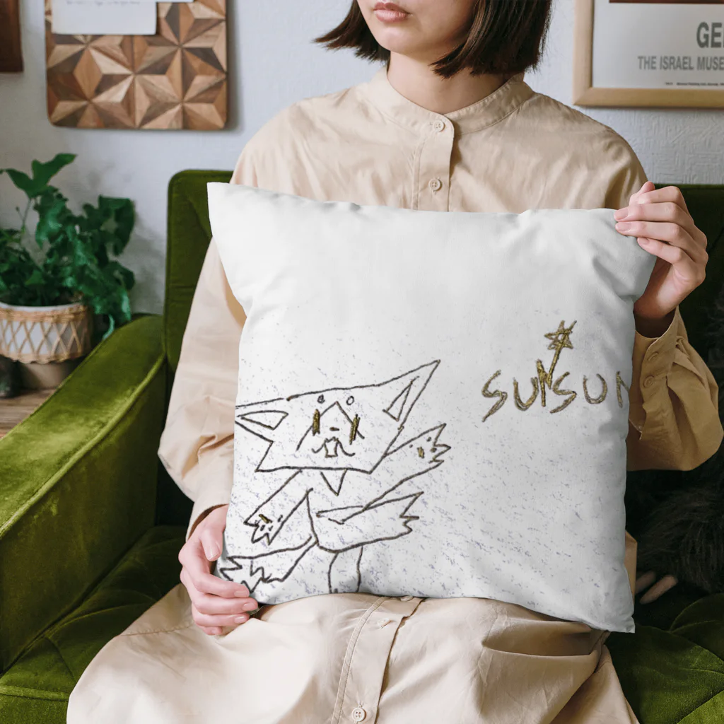 izumimimimimimiのスンスンが描いたスンスンの絵 Cushion