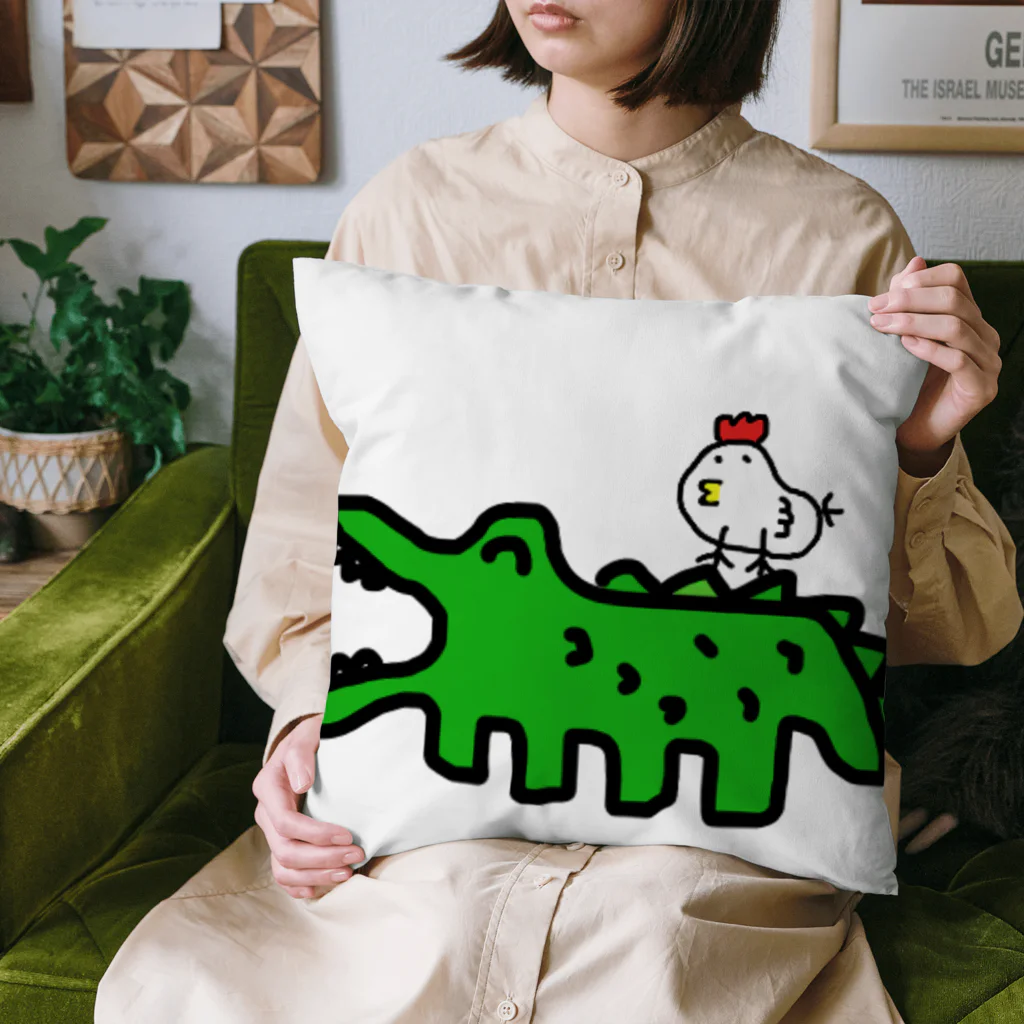 Dice-K2525のゆるかわワニ Cushion