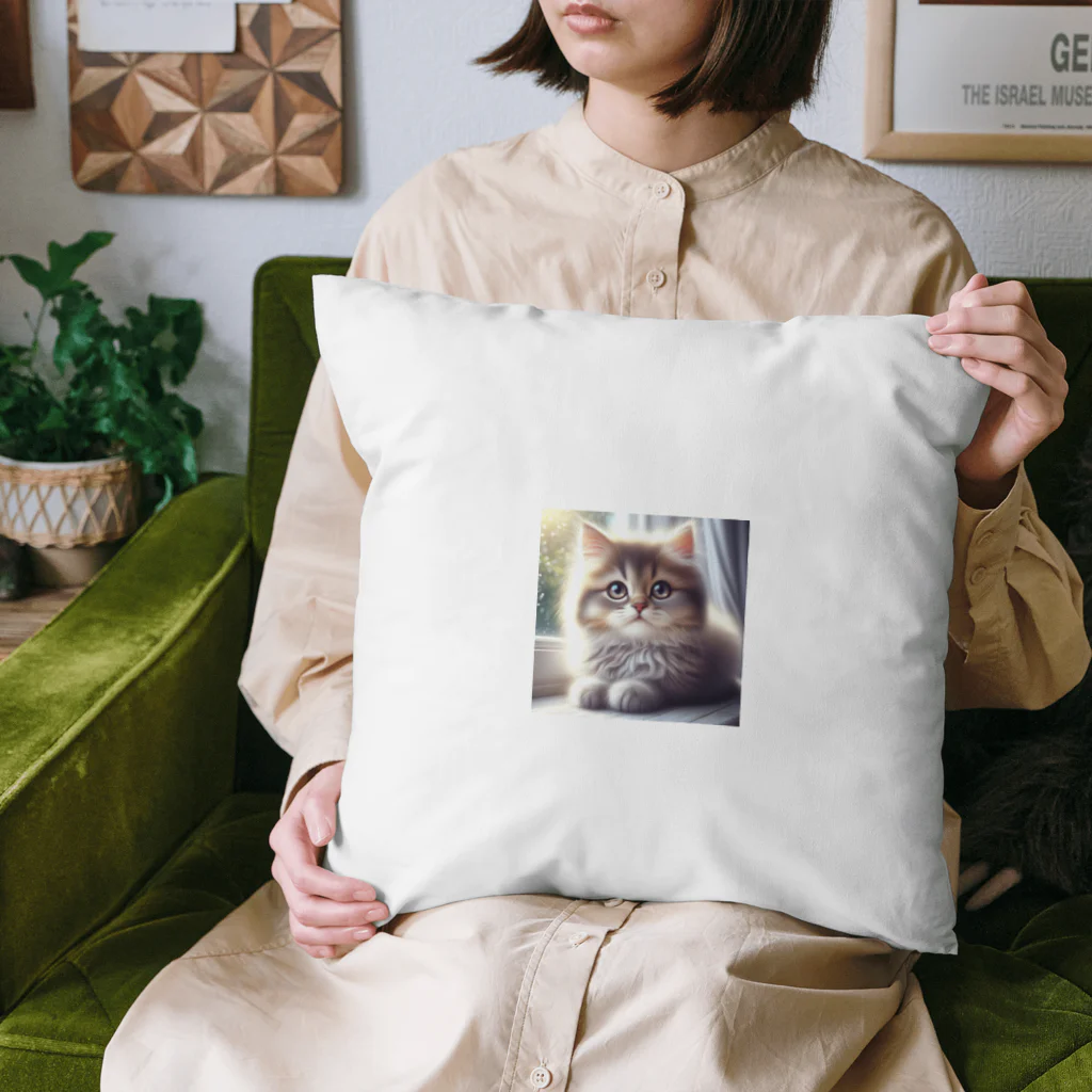 harumama04の子猫のキャラクターグッズです。 Cushion