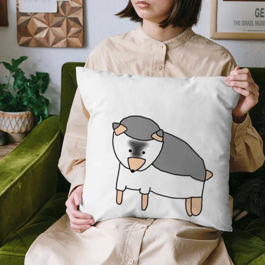 たぬきのアトリエの怒りのはりねずみ Cushion