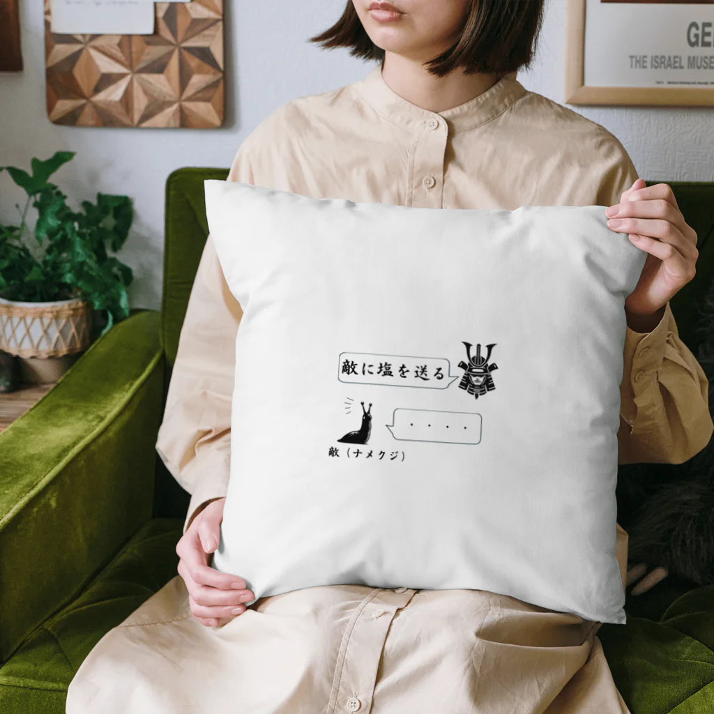 Tomohiro Shigaのお店の敵に塩を送る Cushion