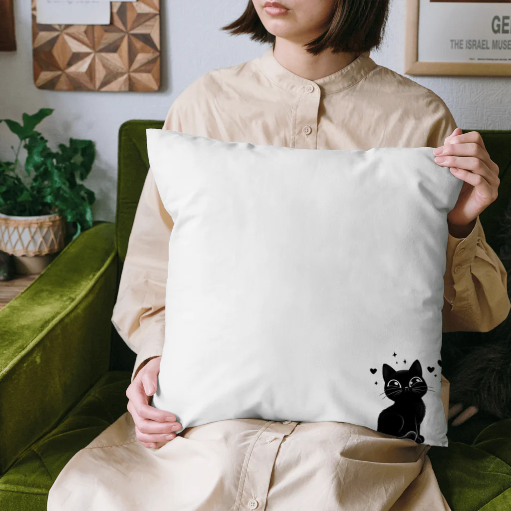 Mizuki・ASIA CATの黒猫ニャン・ポイント Cushion