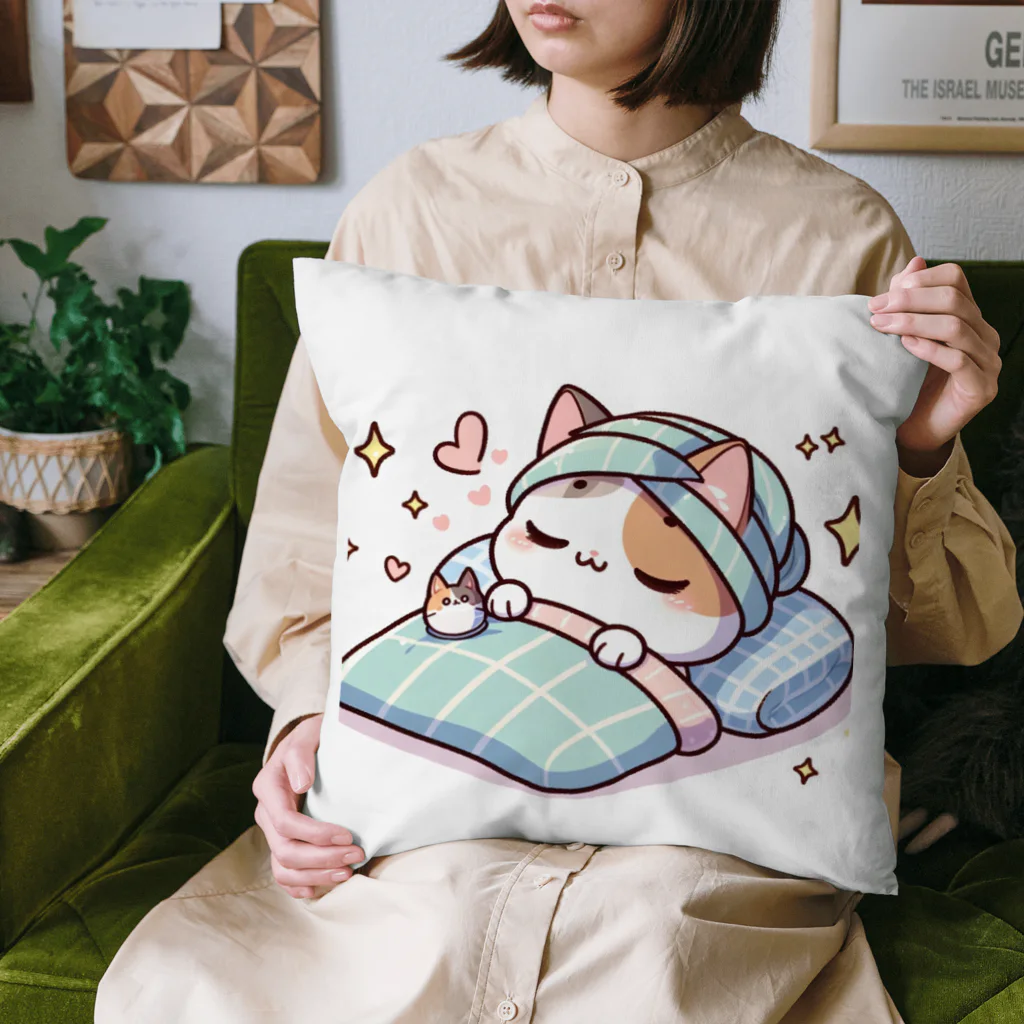 りのショップのゆるかわネコグッズ Cushion