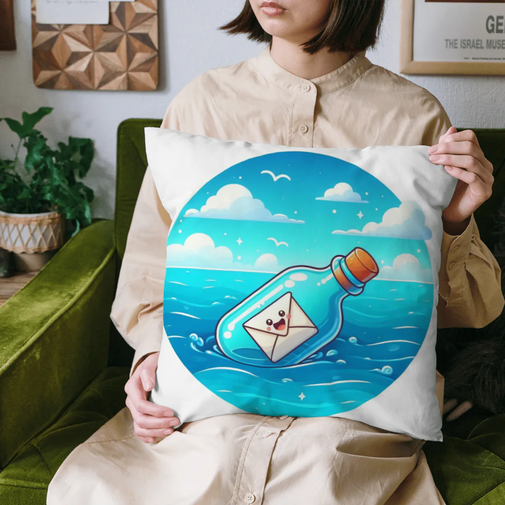 keystoneのメッセージボトル Cushion