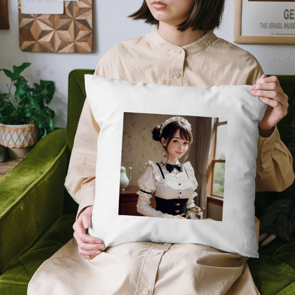 オリジナルグッズショップ KIJITORAのメイドさん Cushion