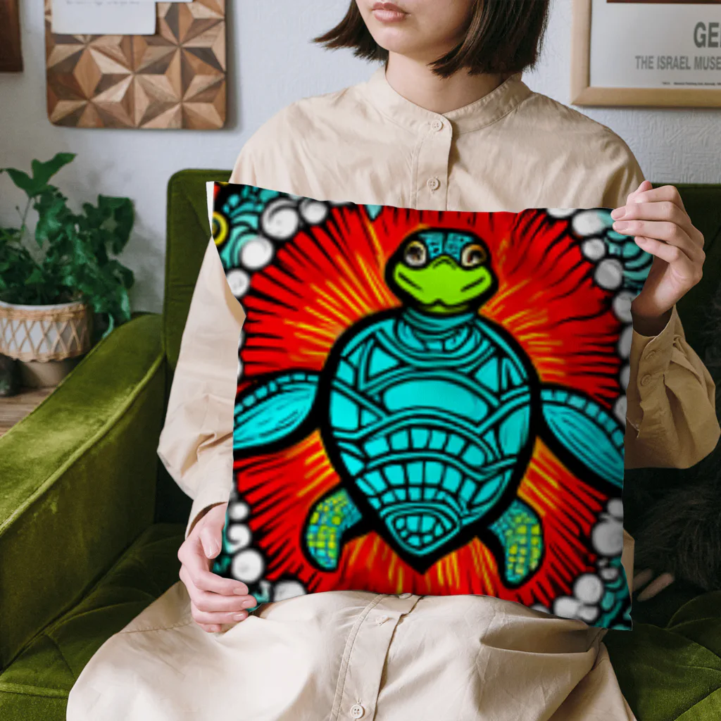 海坊主のトライバルートル Cushion