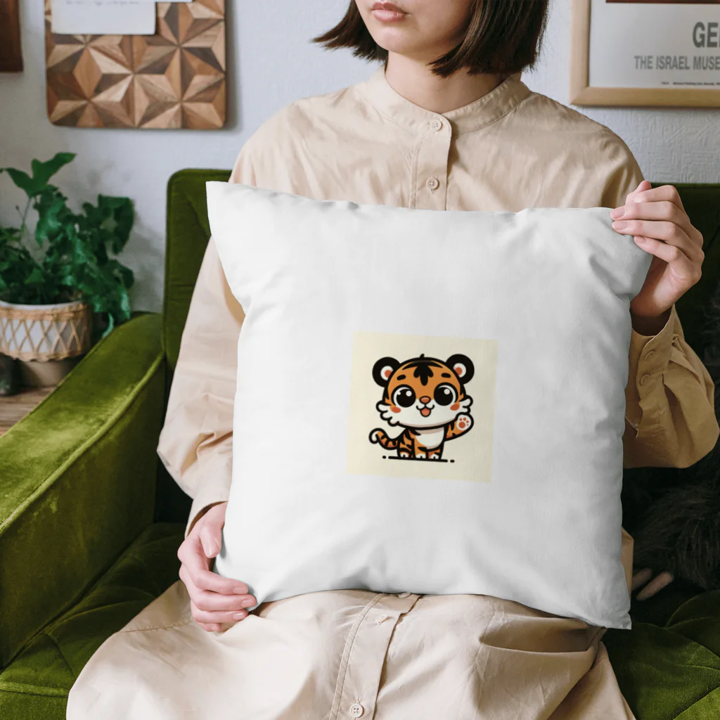 OmoStudioのポップで可愛いトラ君 ステッカー Cushion