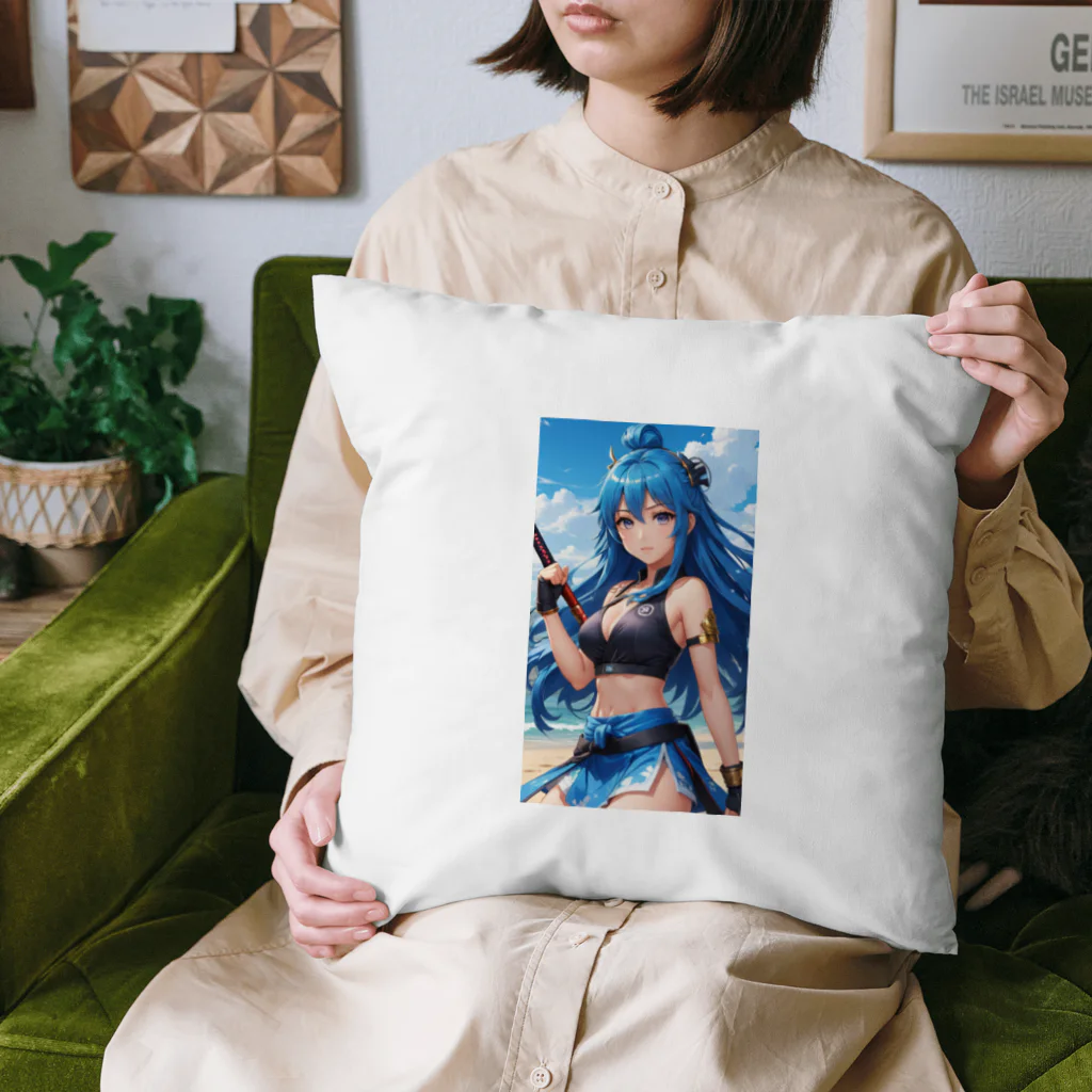 ニャムのアオイ Cushion