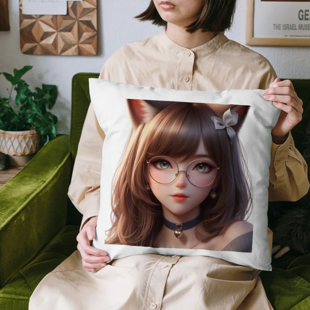 yos-1292583のねこニコばん Cushion