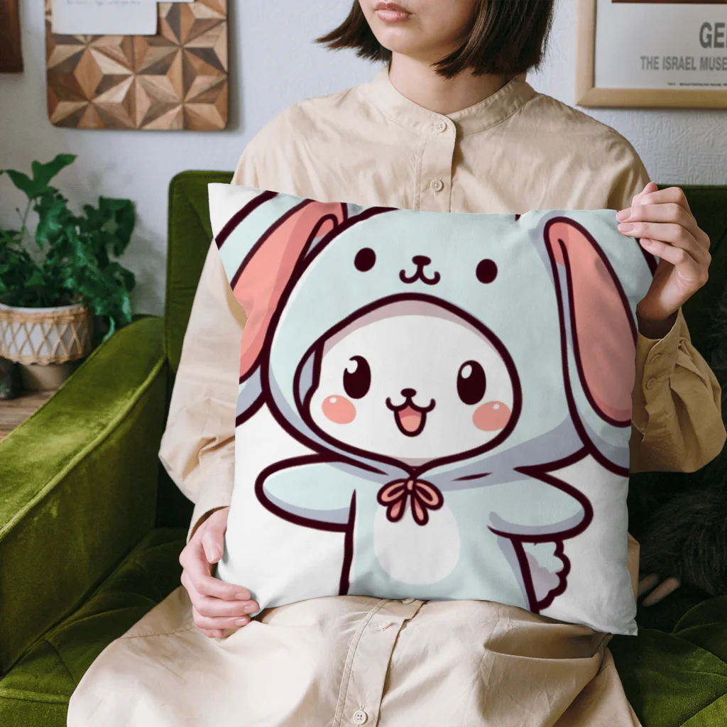 melka55のウサギマスコット Cushion