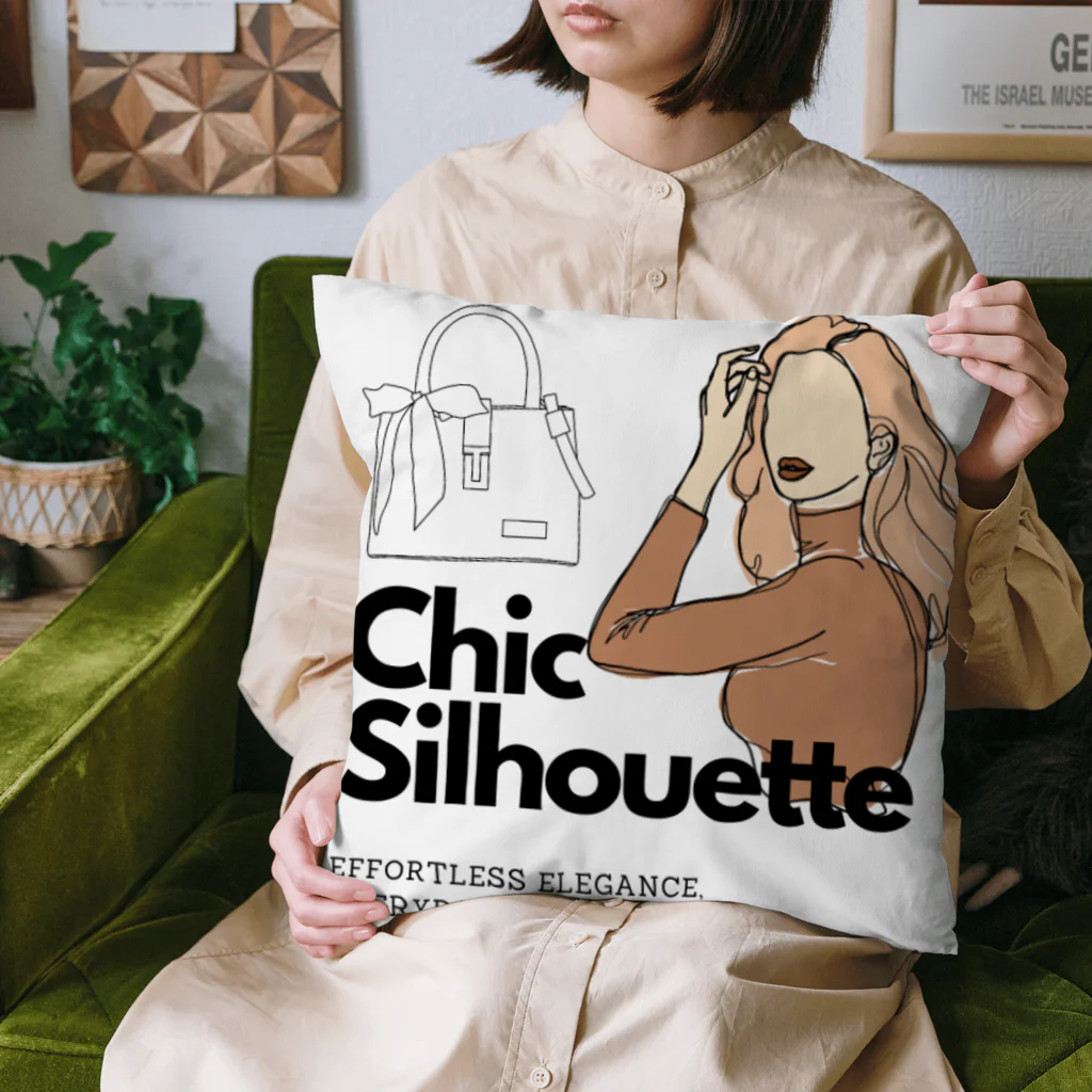 CHIBE86のChic Silhouette Cushion